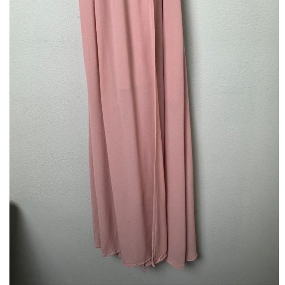 Reformation Winslow Maxi Wrap Dress in Blush Pink Size XS Ethereal Balletcore - Picture 5 of 12